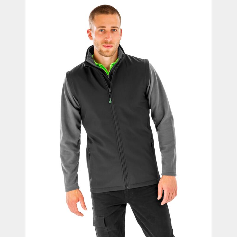 Men's Recycled 2-Layer Printable Softshell Bodywarmer Thumbnail