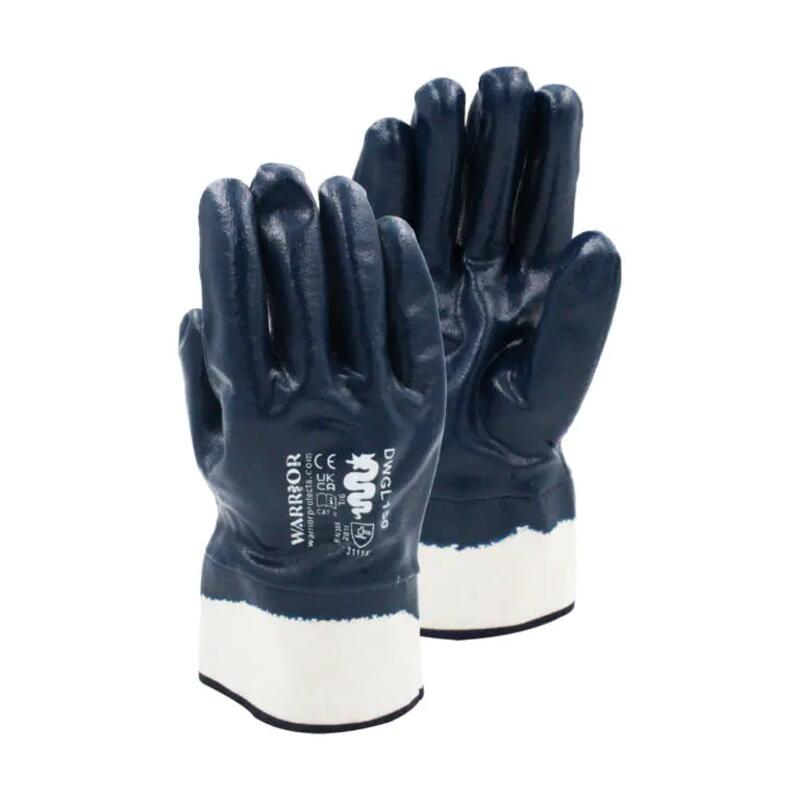 Warrior Nitrile H/W Fully Coated Safety Cuff Gloves - 120 Pairs Thumbnail